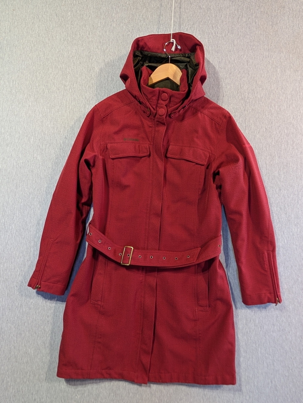 Columbia Titanium Interchange Winter Jacket Women's Medium Red